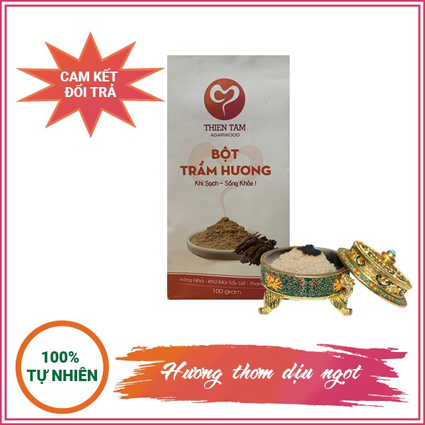 Bột trầm hương tự nhiên 100g- BL1